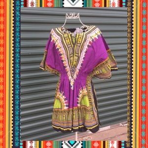 Dashiki Purple Black Panther  Wakanda